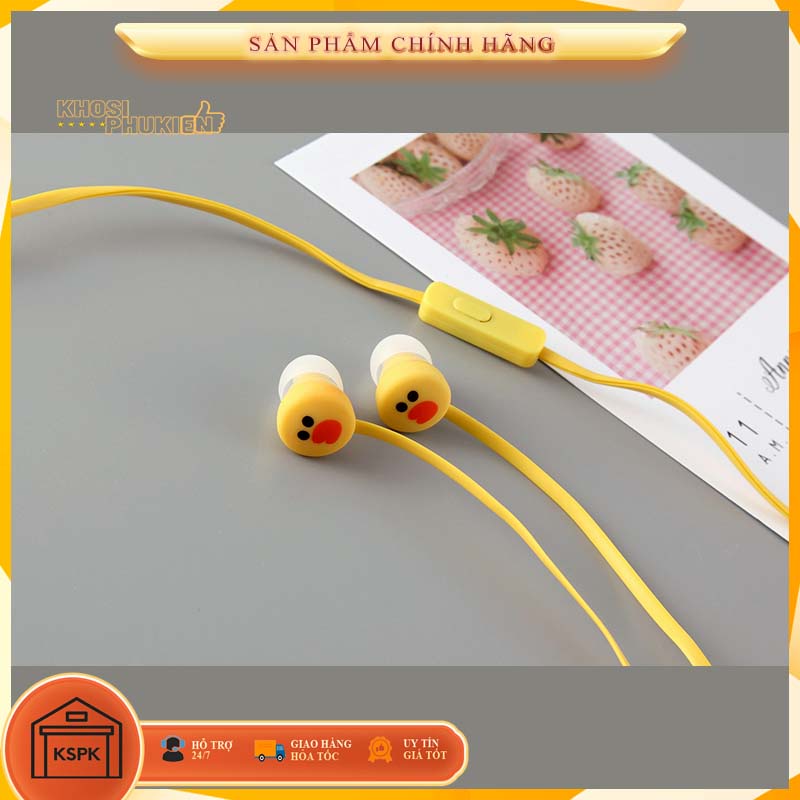 Tai nghe nhét tai dễ thương hình thú giá rẻ cho bé gái KSPK TNHT