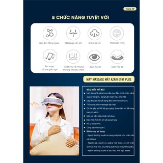 Máy Massage Mắt Cao Cấp AZAKI E191