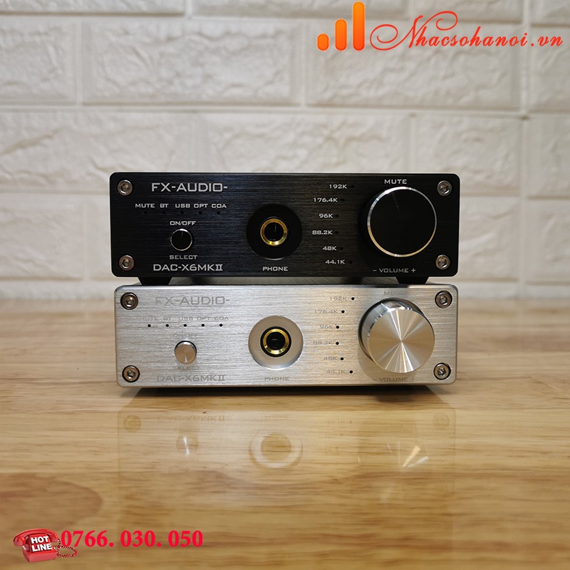 GIẢI MÃ DAC X6MKII - X6MK2 BẢN NÂNG CẤP ẤN TƯỢNG CỦA DAC X6, TẶNG DÂY QUANG, RẮC 6 LY RA 3.5, DÂY AV.
