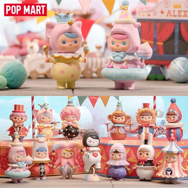 ★Hgtoys★Búp Bê Popmart PUCKY Circus Series Mystery Dùng Trang Trí