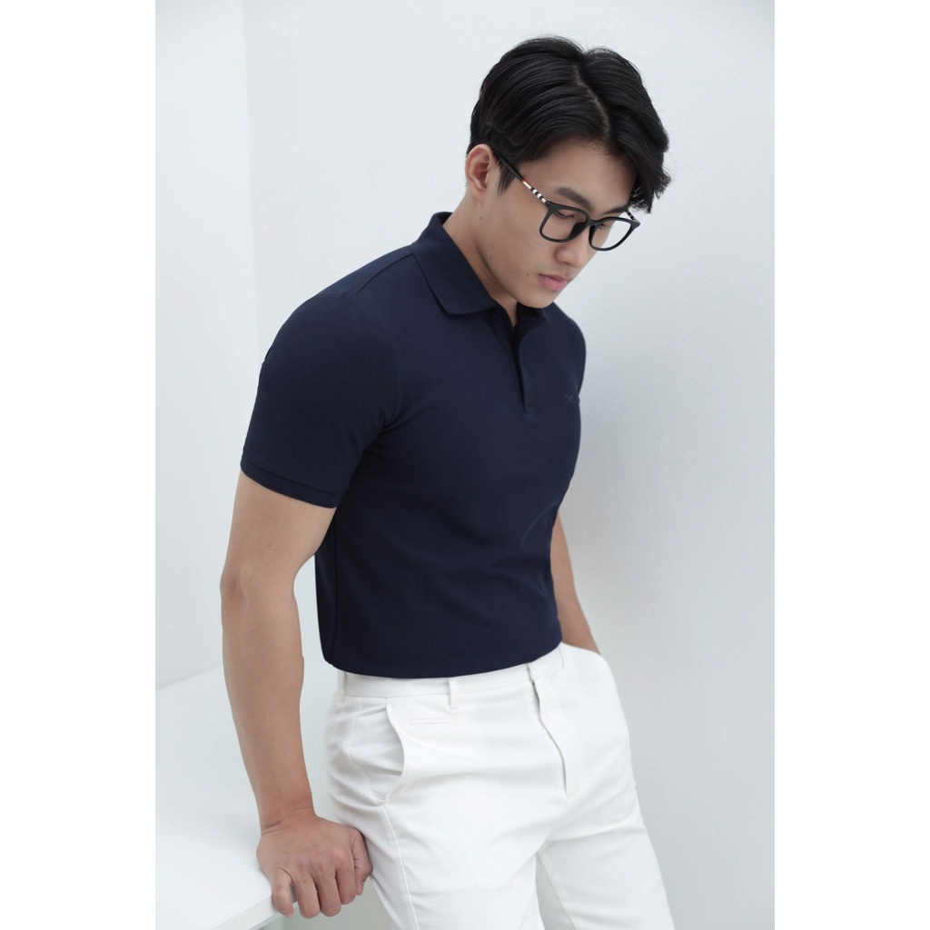 A/G Áo Polo Nam Cổ Bẻ Trơn Nhiều Màu Phom Slimfit Chất Liệu Cotton Thoáng Mát Không Nhăn