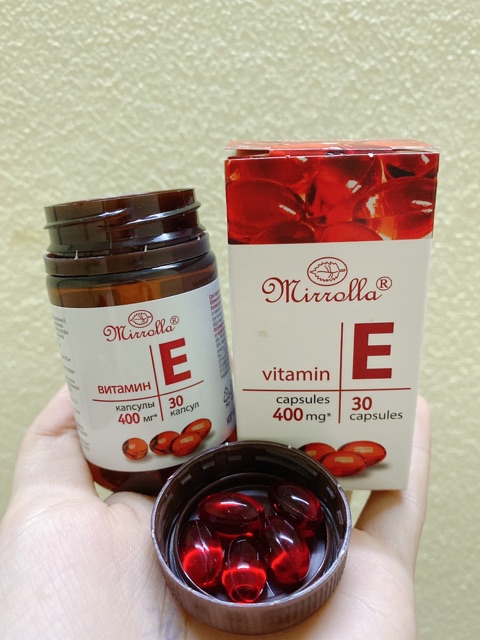 Viên uống Vitamin E 400mg Mirrolla Nga | BigBuy360 - bigbuy360.vn