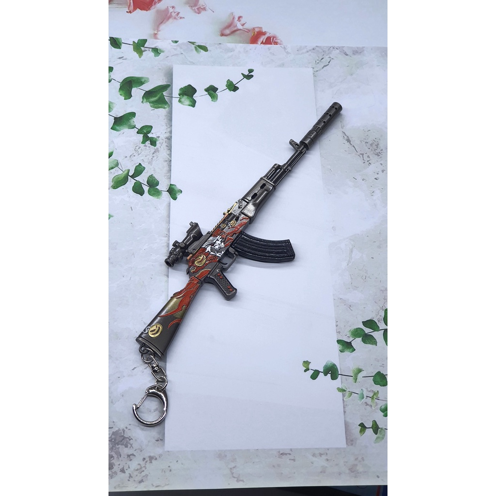 [ Tặng đế ][ 22cm ] Mô hình móc khóa AKM Ma Tốc Độ - PUBG - Baystore