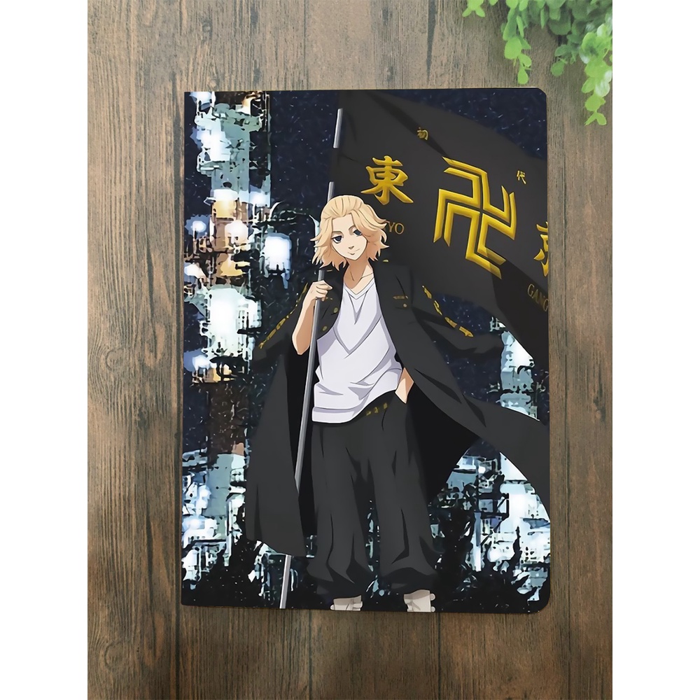 Vở in hình theo yêu cầu anime manga game TokyooRevengerss genshin impact hình kute dễ thương khủng long molang/ vở viết