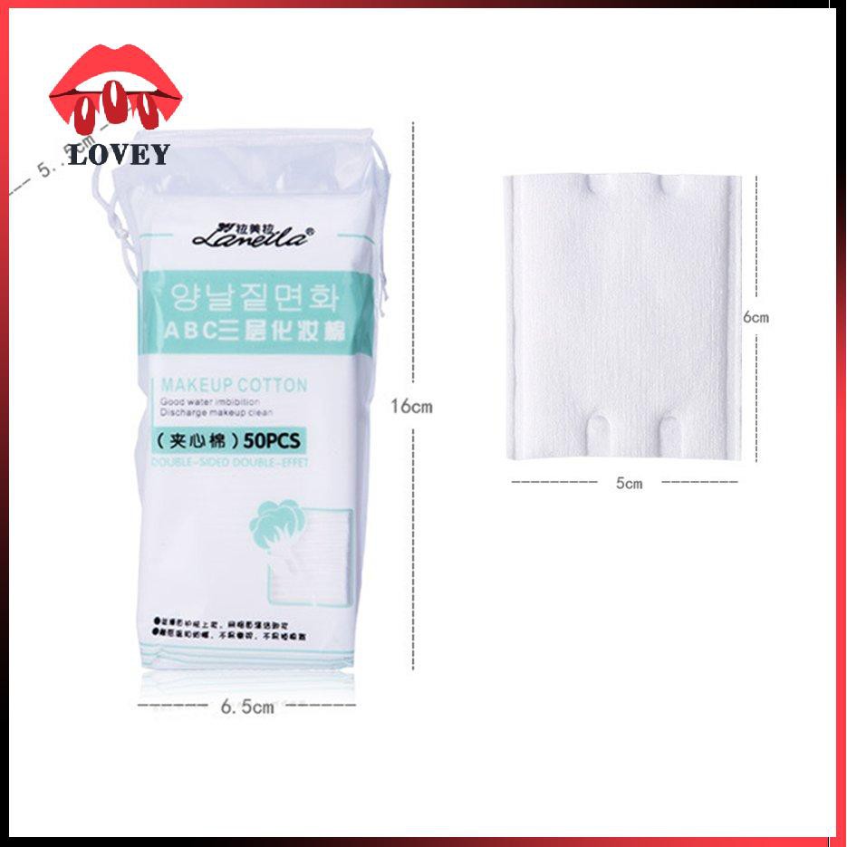 [Hàng mới về] Bông Tẩy Trang Làm Sạch Da Mặt Thương Hiệu Lameila
