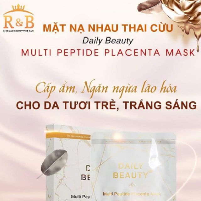Mặt nạ nhau thai cừu nhập khẩu từ tập đoàn LBCOSMETIC HÀN QUỐC, chuyên phân phối các dòng dược mỹ phẩm tại HÀN QUỐC R&B.