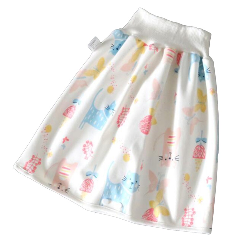 Thảm lót giường ngủ bằng cotton chống thấm nước in họa tiết động vật nhiều màu sắc cho bé sơ sinh