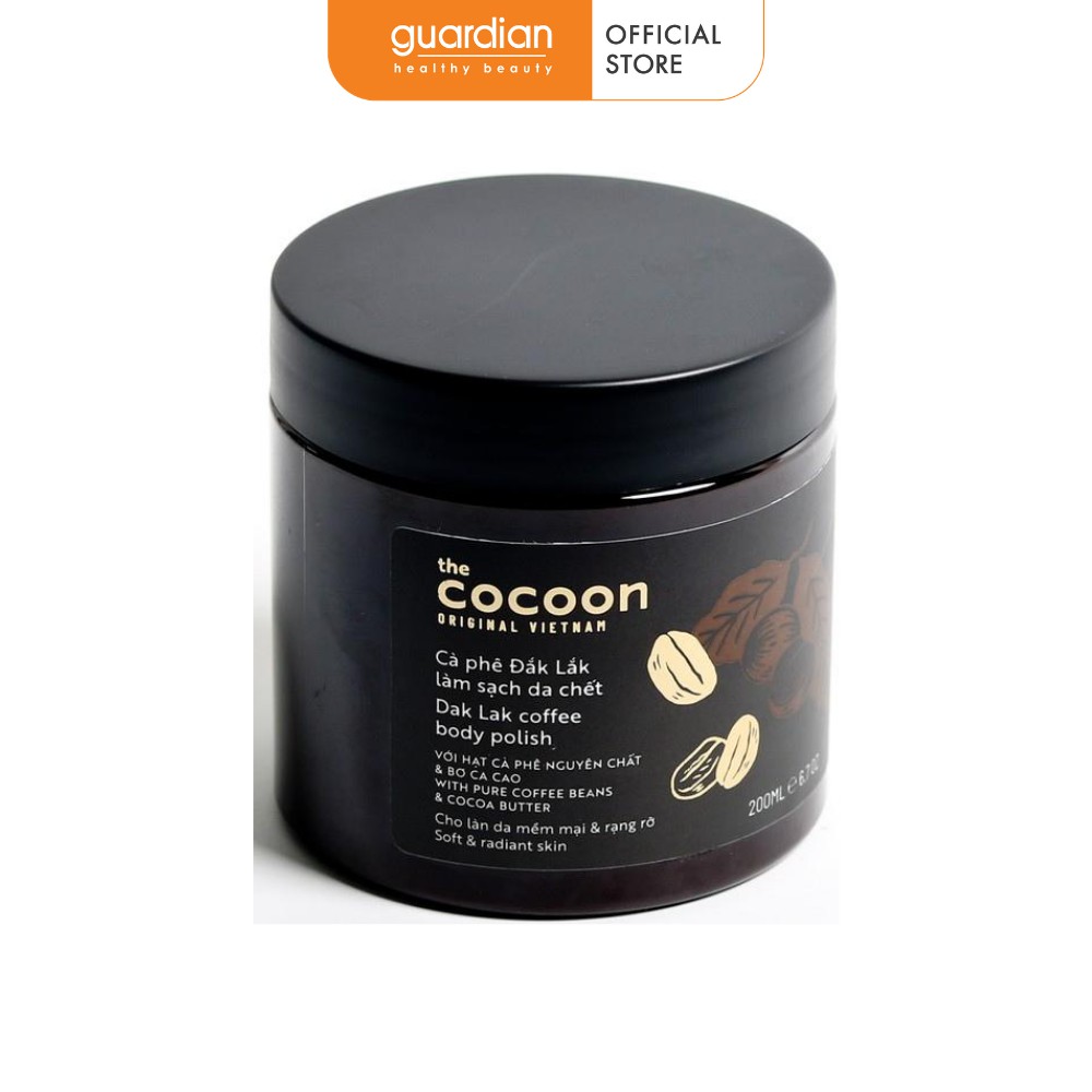 Cà phê Đắk lắk làm sạch da chết Cocoon 200ml