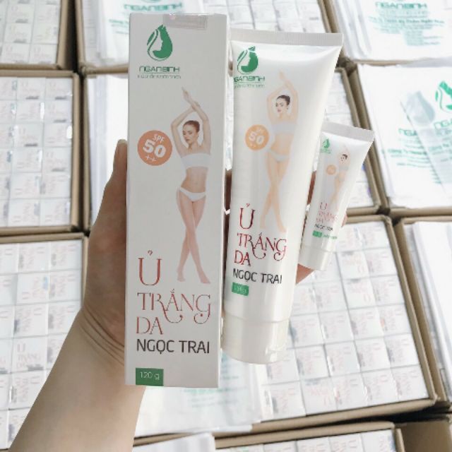 Ủ trắng ngọc trai Ngân Bình .