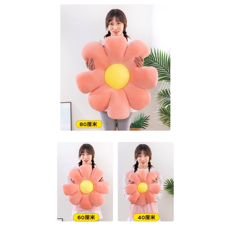Gối đệm hình bông hoa mềm mại xinh xắn phù hợp trang trí ghế ngồi, nội thất trong gia đình, dân công sở...THANH LÝ. A1