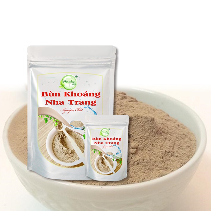 Bùn Khoáng Nha Trang Henashop Cung cấp khoáng chất Làm sạch da Giảm nhờn Căng mịn