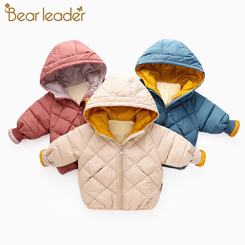 Áo khoác Bear Leader giữ ấm mùa đông thời trang bé gái/bé trai AX1601 ZC