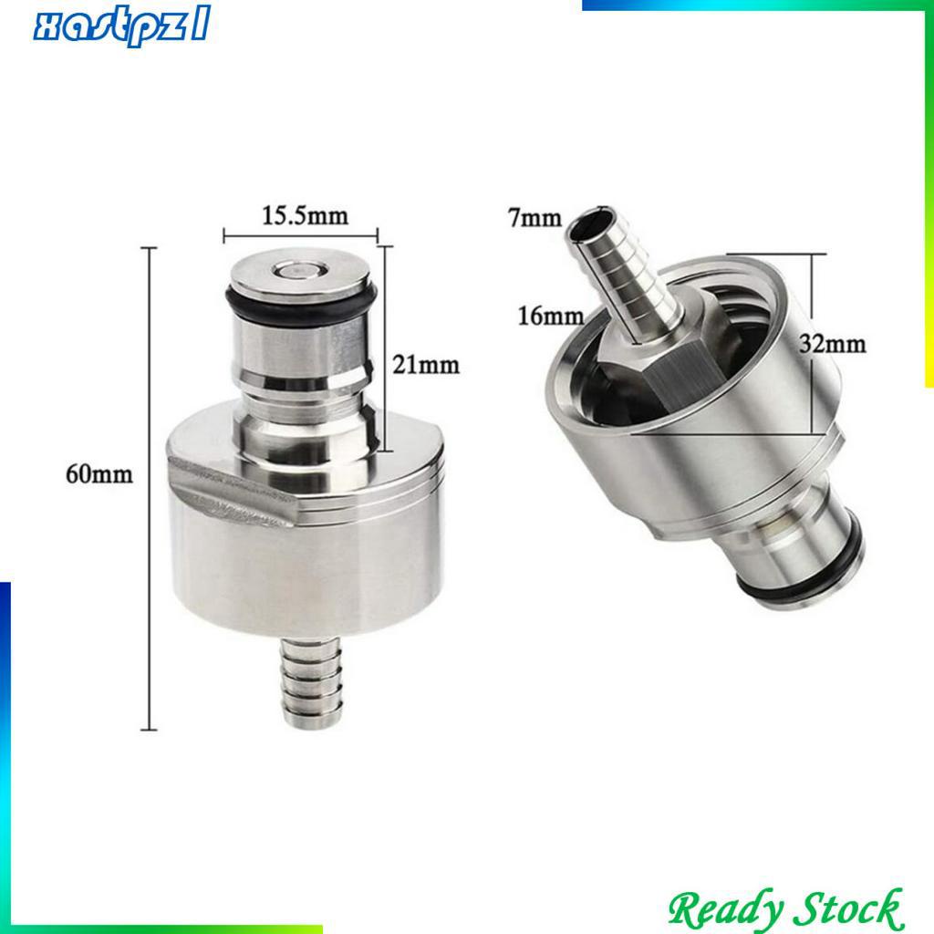 Nắp Carbon 5 / 16 Inch Barb CO2 Cho Lon Bia Trái Cây Tiện Dụng 5 / 16 Inch