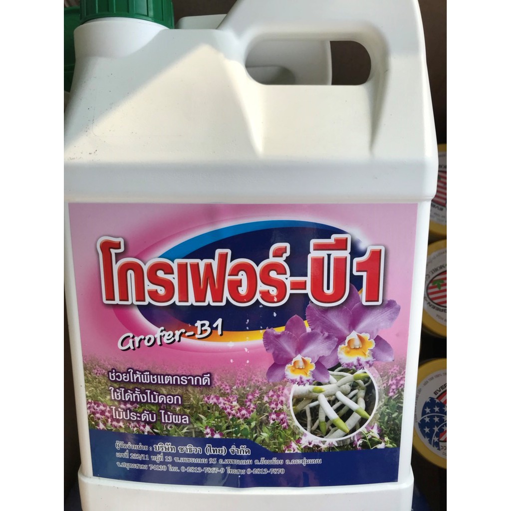 Phân bón lá cao cấp Grofer B1 chai 5 Lít nhập Thái Lan
