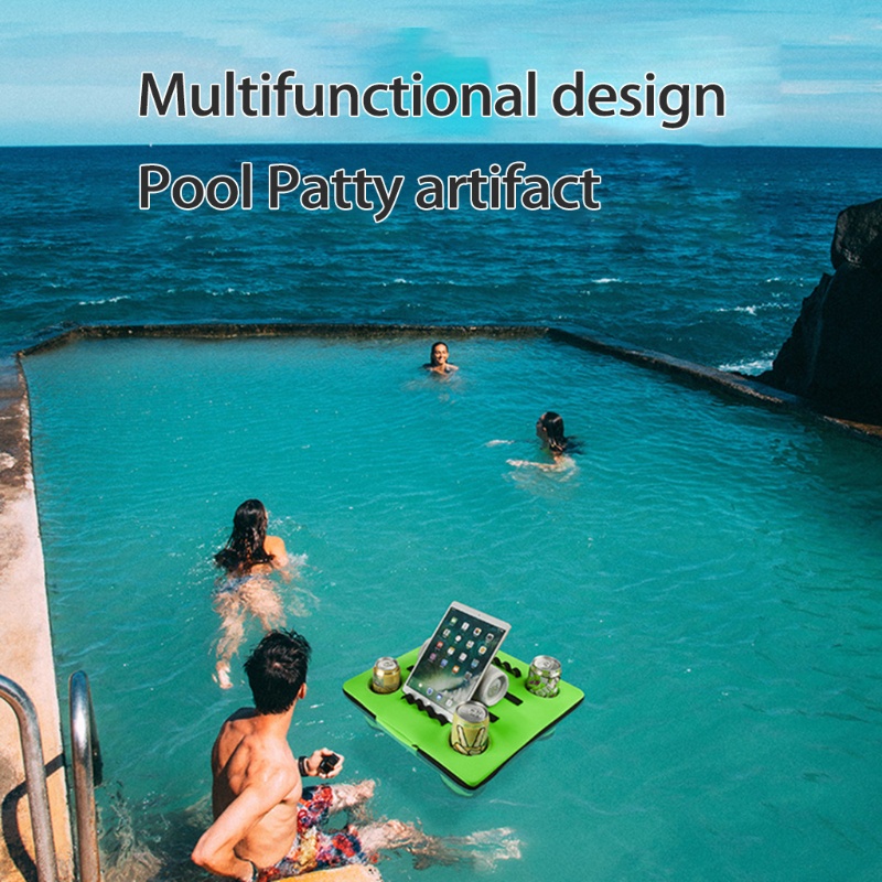 Khay Đựng Điện Thoại / Máy Tính Bảng Phao Nổi Trên Mặt Nước Tiện Dụng Cho Bữa Tiệc Bãi Biển