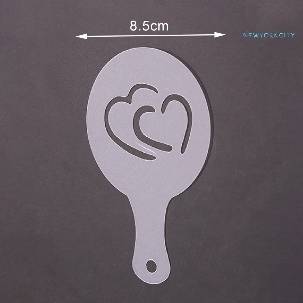 Set 8 Khuôn Tạo Hình Trang Trí Cà Phê Phong Cách Giáng Sinh