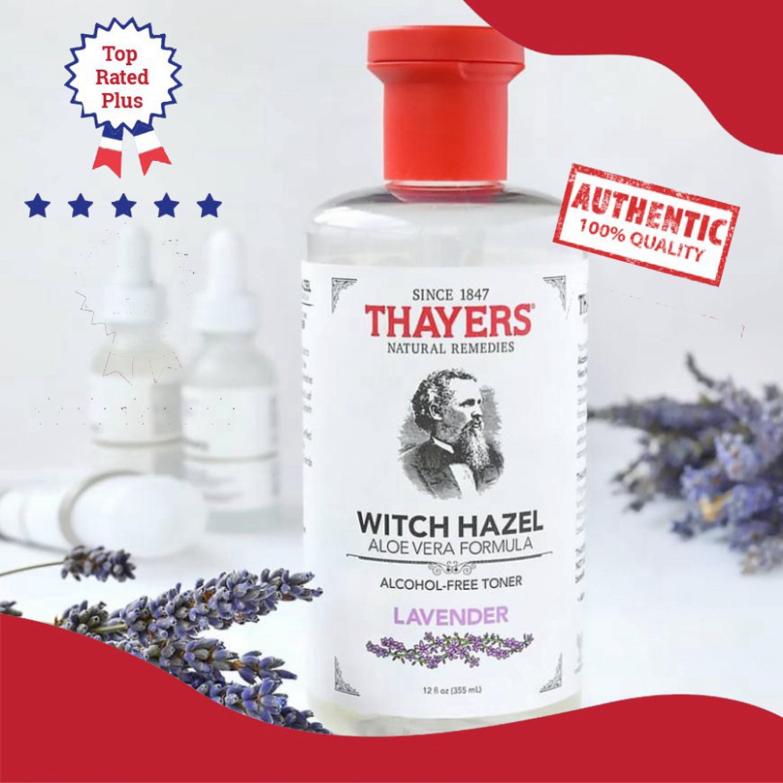 Thayers Alcohol-Free Toner Lavender Witch Hazel - Nước Cân Bằng Da, Không Cồn [89ml/355ml]