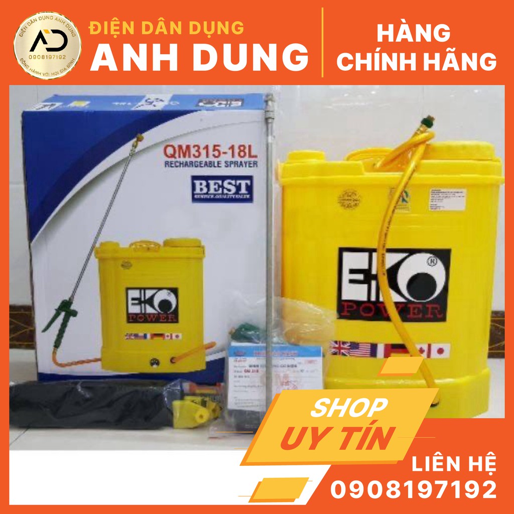 Bình phun thuốc sâu bằng điện - Bình điện