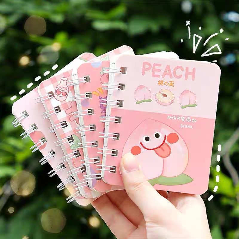 Sổ tay ghi chú mini khổ A7 nhiều hình dễ thương