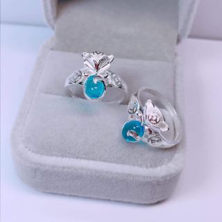 Nhẫn bạc ta hồ ly đá phong thủy