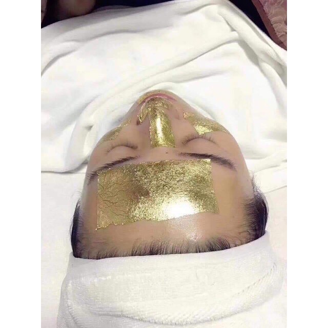 BỘ MẶT NẠ VÀNG LÁ 24K LUXURY GOLD THERAPY