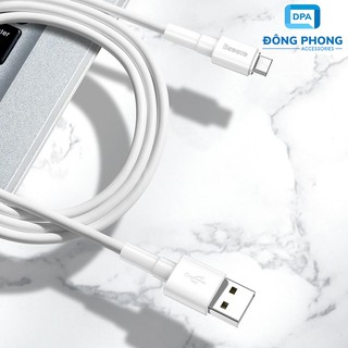 Cáp Sạc Nhanh Siêu Bền Baseus Mini White Dùng Cho Smartphone, Tablet (Quick Charging & Sync Data TPE Cable)