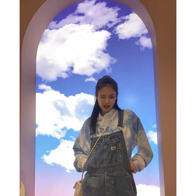 Áo hoodie tie dye loang màu NIEEH giống Jennie, Jisoo Blackpink, Yeri Red velvet