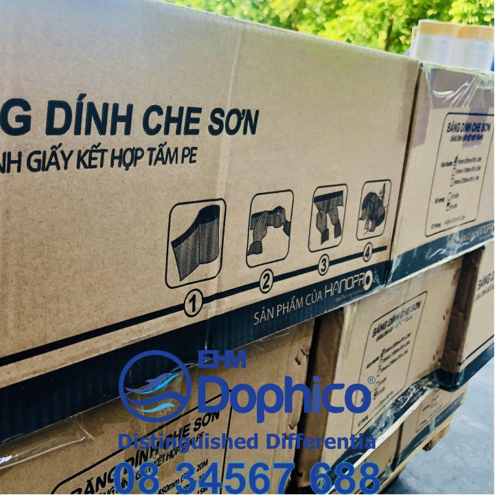 Cuộn Nylon che sơn 4Au-M88 – Cuộn nilon 4Au – Dùng trong công tác che phủ khi sơn ô tô, sơn PU đồ gỗ, sơn nước