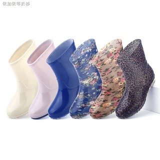 ✎♈♘Giày Boots cổ thấp chống thấm nước dành cho nữ