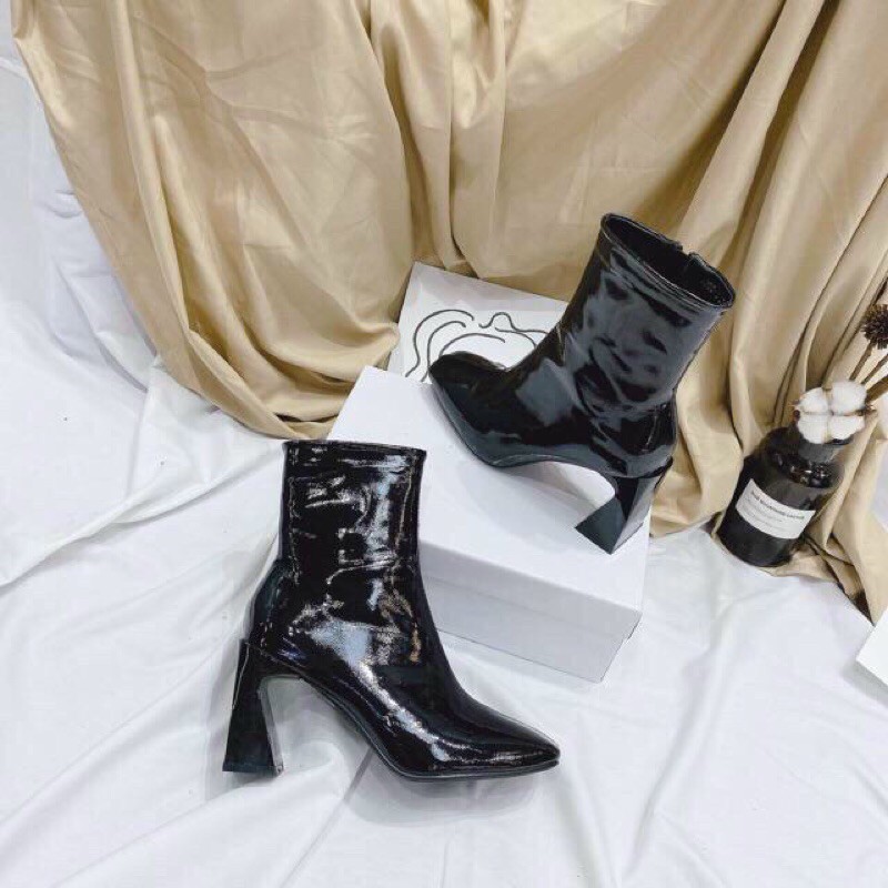 Bốt da bóng 7 phân cao cổ | BigBuy360 - bigbuy360.vn