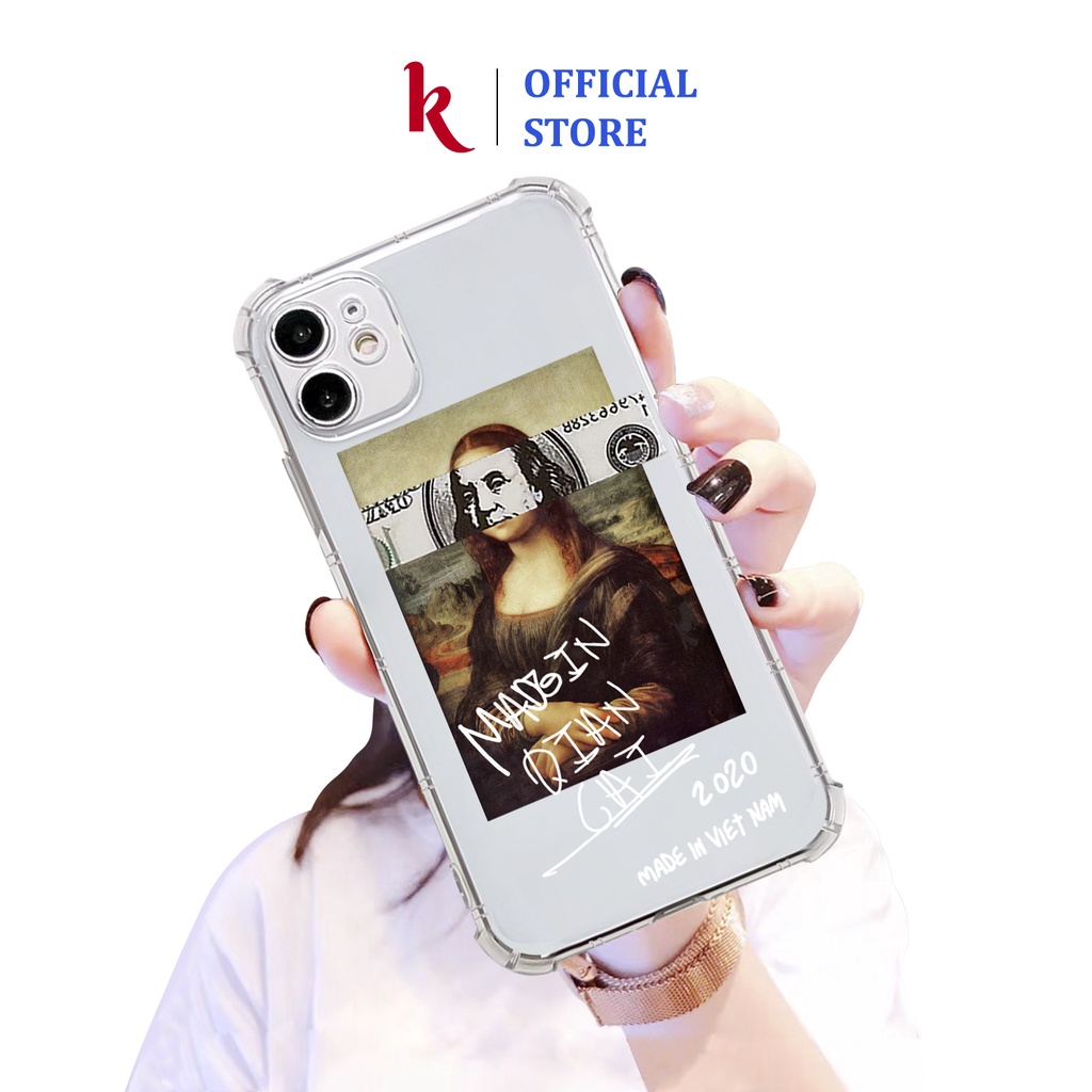 Ốp lưng iphone hình Lisa trong suốt bảo vệ camera case 15 pro max 15plus 14 13 12 promax 11 mini 6 6s 7 8 plus x xr xs S