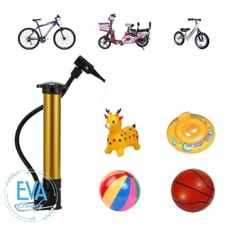 Bơm tay mini cho xe đạp xe máy loại ống thép tỉnh điện/ống bơm mini bơm banh bơm bóng tiện lợi m863