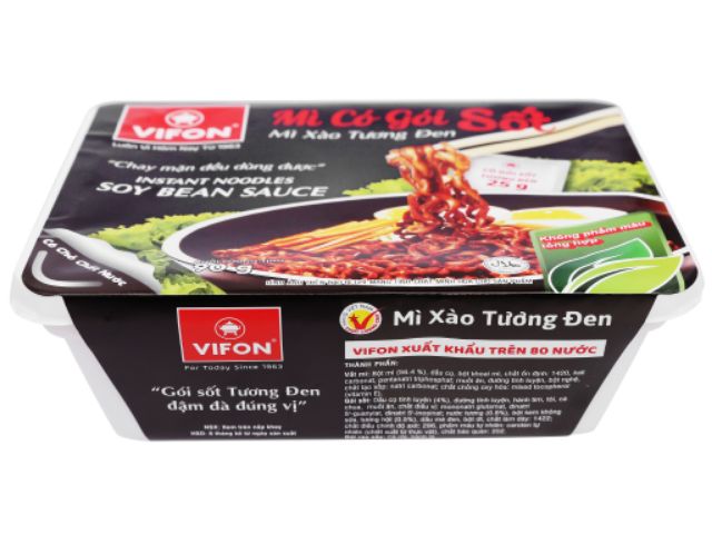 Mì tương đen Vifon 90gr 18khay/thùng