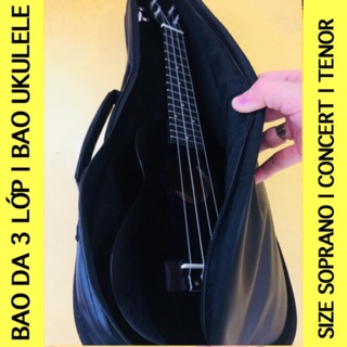Bao Đàn Da 3 Lớp | Chất Lượng | Bao Ukulele