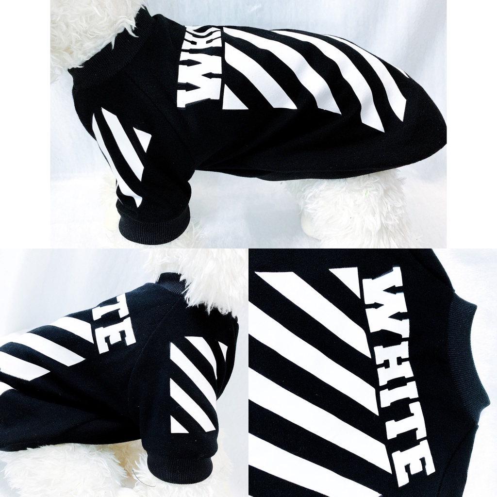 Áo ba lỗ cho chó mèo/ Áo ba lỗ Off - White cho thú cưng