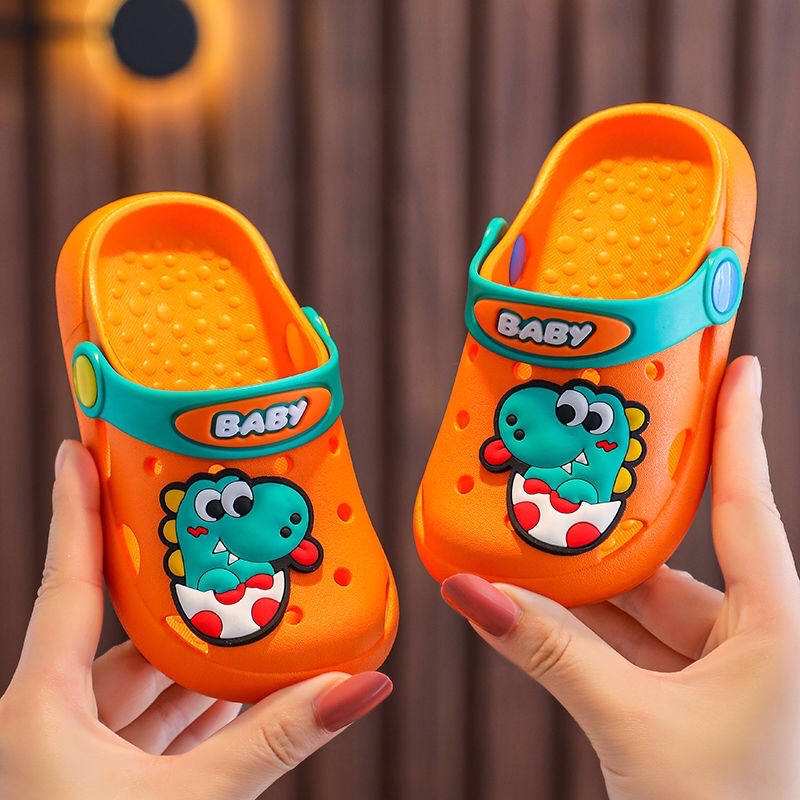 Dép sục Crocs đế mềm chống trượt họa tiết  hoạt hình cho bé