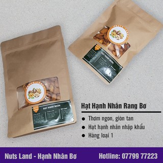 Hạt Hạnh Nhân Rang Bơ 500g Nhập khẩu Úc [hình thật]