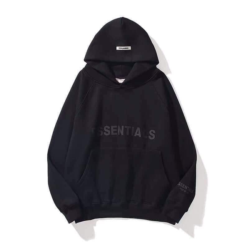 Áo nỉ hoodie unisex essentials - áo nỉ bông cao cấp mũ 2 lớp nam nữ
