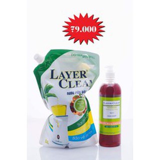 Nước rửa chén hữu cơ Layer Clean 800ml