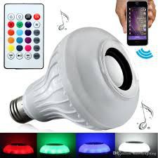 Led Music Lamp E27 12W LED RGB Bluetooth Speaker Bulb