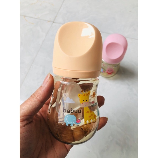 Bình sữa cổ rộng Babuu Baby nhựa PPSU không chứa BPA