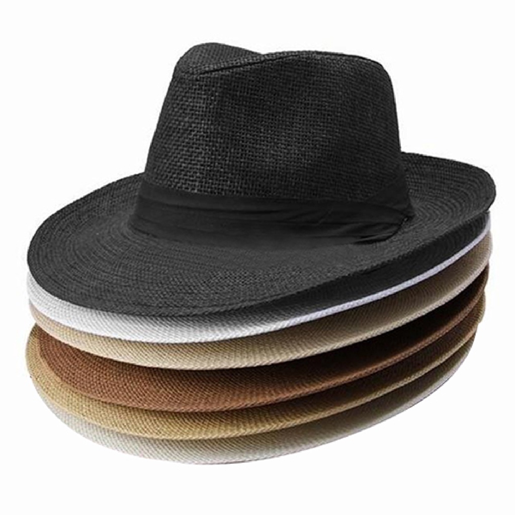 Nón cói rộng vành phong cách cổ điển thanh lịch dành cho cả nam và nữ