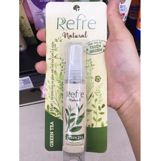 🌺🍃🌺XỊT KHỬ MÙI CHIẾT XUẤT THIÊN NHIÊN 30ml Hương TRÀ XANH