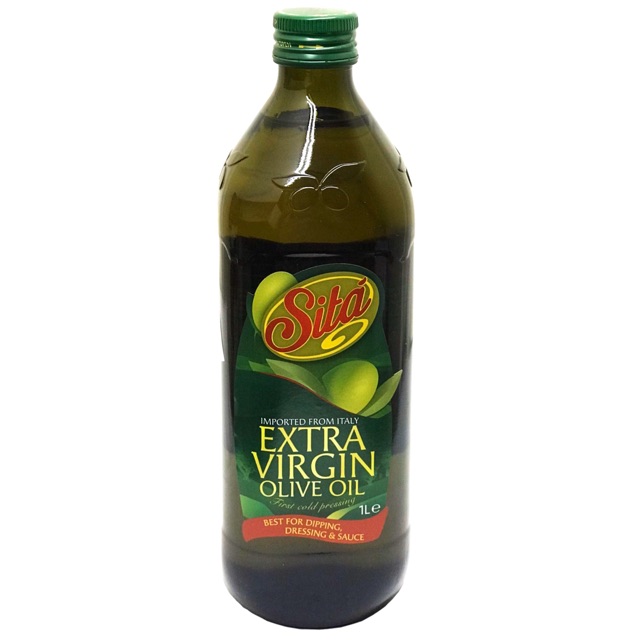 Dầu Oliu Extra Virgin Nguyên Chất Nhập Khẩu Italy Chai extra Sita 1Lit