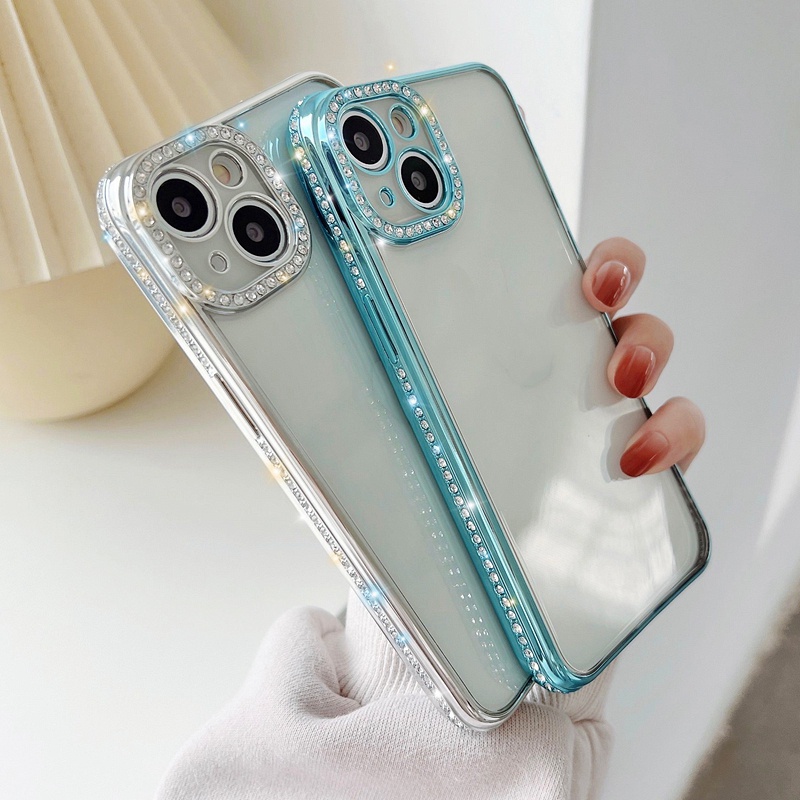 Ốp Điện Thoại Mềm Trong Suốt Chống Sốc Bảo Vệ Ống Kính Cho iphone 15 14 13 12 11 pro max xs xr xs max 7 8 plus 15 plus