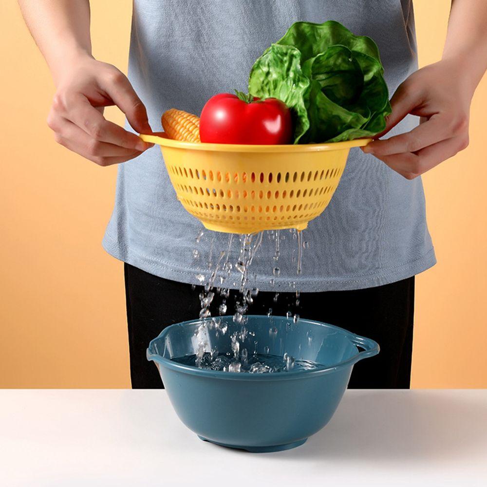 Dụng Cụ Lọc Nước Trái Cây Elsworth ​ Rổ Rửa Rau Củ Quả Bằng Nhựa