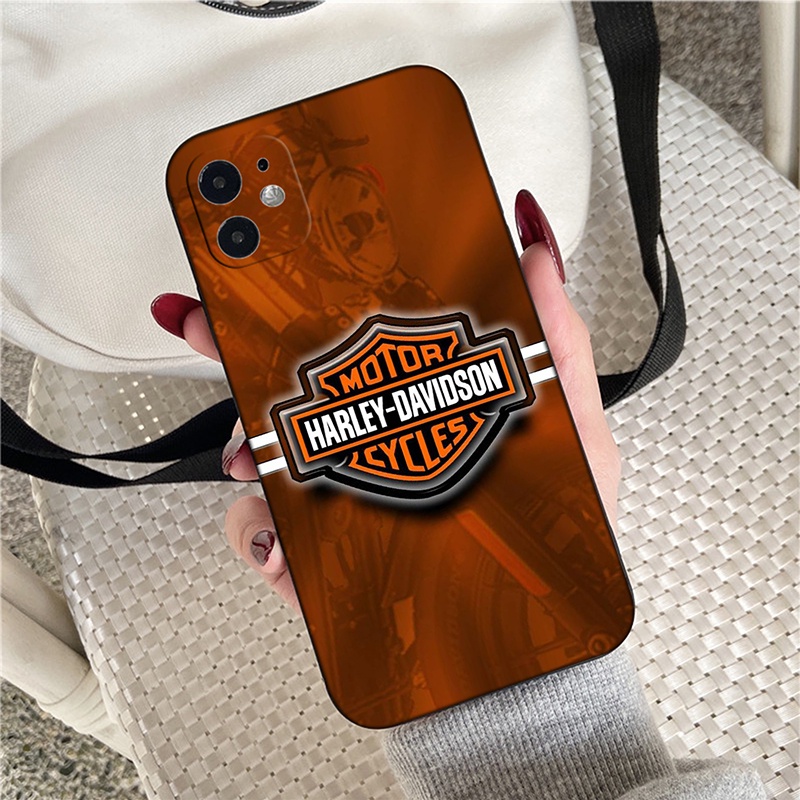 Iphone Ốp Điện Thoại Silicon Mềm Hình harley davidson tt845 Cho Iphonex 12 mini 11 pro max 12mini