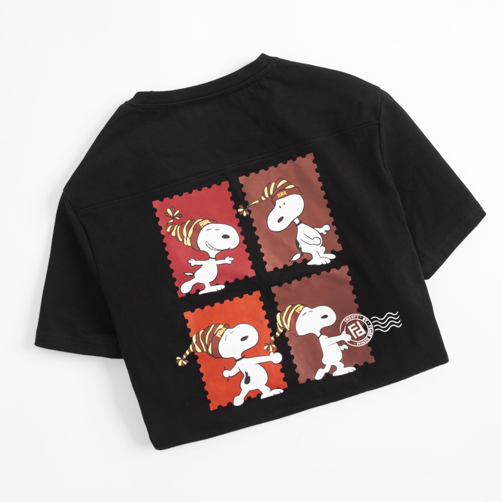 Áo thun nam cổ tròn FEAER DENIM tay ngắn chất cotton 2 chiều dày dặn, form regular fit Snoopy Funny | BigBuy360 - bigbuy360.vn