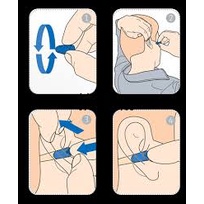 Nút bịt tai, nút nhét tai nhập khẩu chống ồn 3M 1100 - Baholado