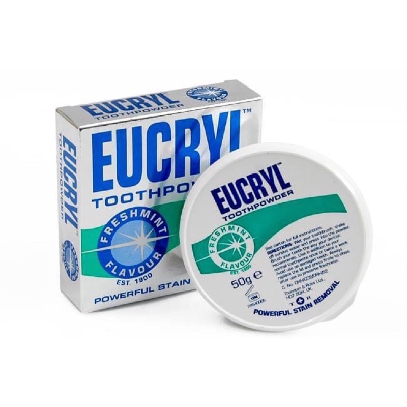 Bột Trắng Răng Eucryl Toothpowder